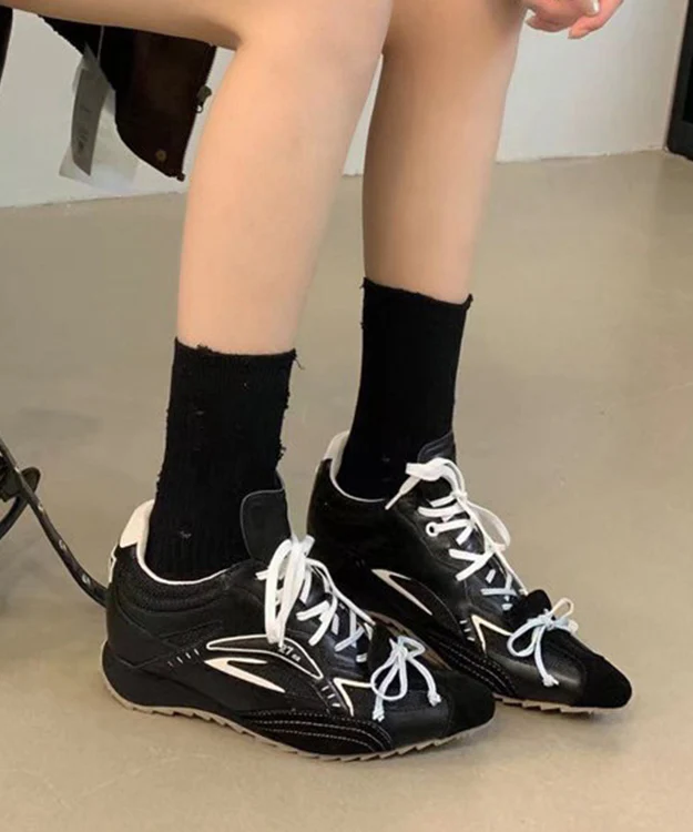 Women's Silver Faux Leather Lace Up Patchwork Jersey Pointed Toe Sneakers