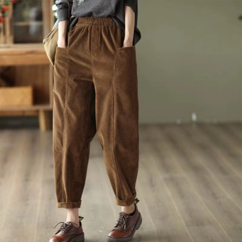 Vintage Pocket Corduroy Harlan Pants