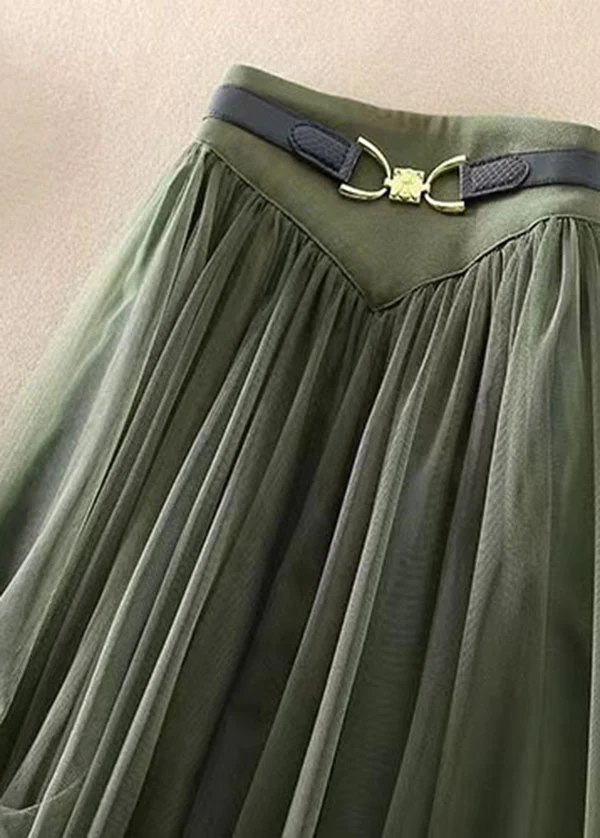 Simple pleated quilted tulle bustier skirt