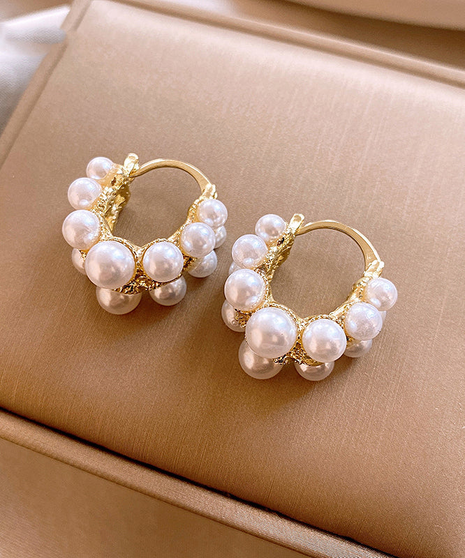 Chic Alloy Pearl Earrings