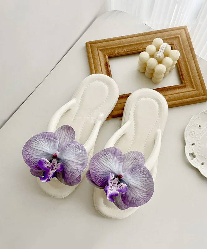 Boho Green Cozy Flip Flops