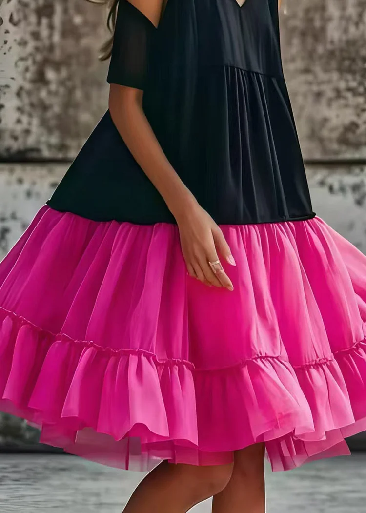 Boho Party Holiday Beach Strapless Tulle Patchwork Holiday Dresses Dress Long