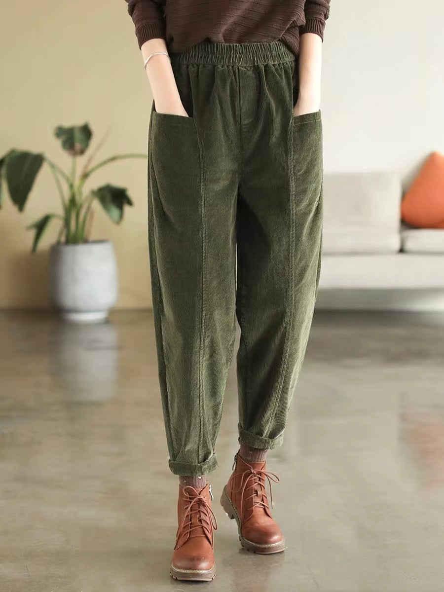 Vintage Pocket Corduroy Harlan Pants