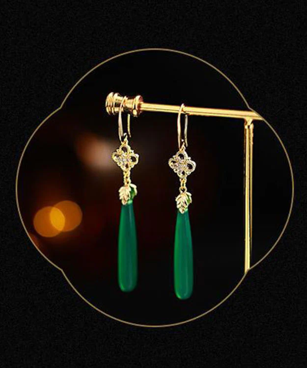 Nauk Copper Gold-Plated Tassel Dangle Earrings