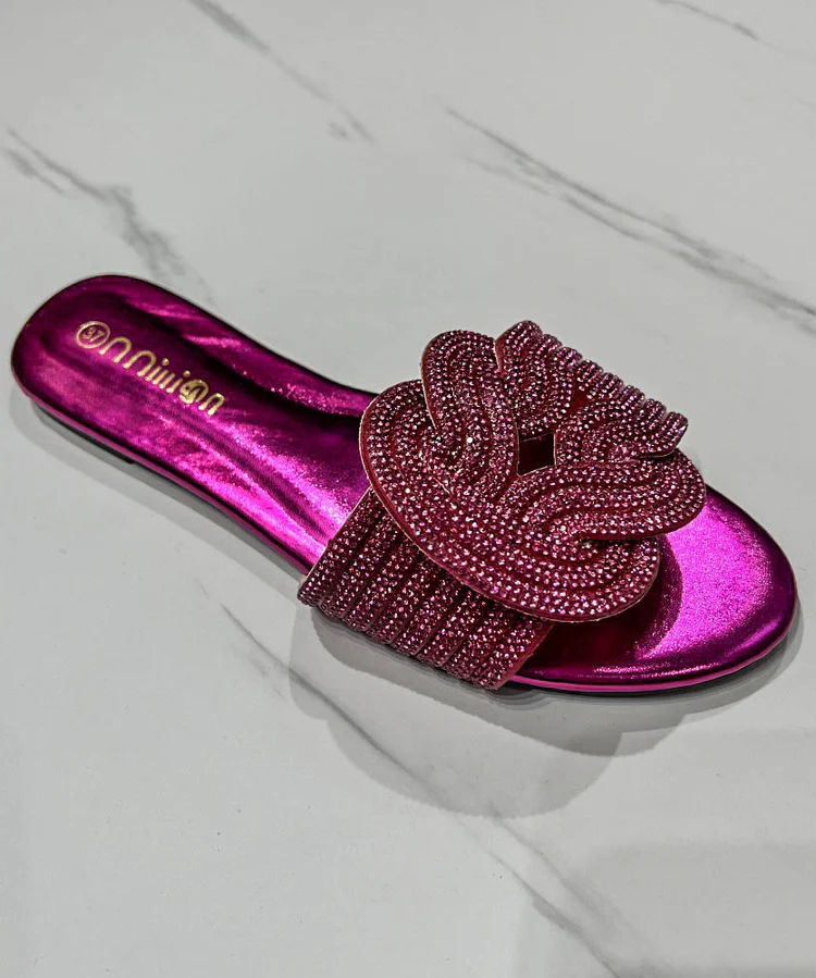 Boutique Fashion Zirconia Slippers