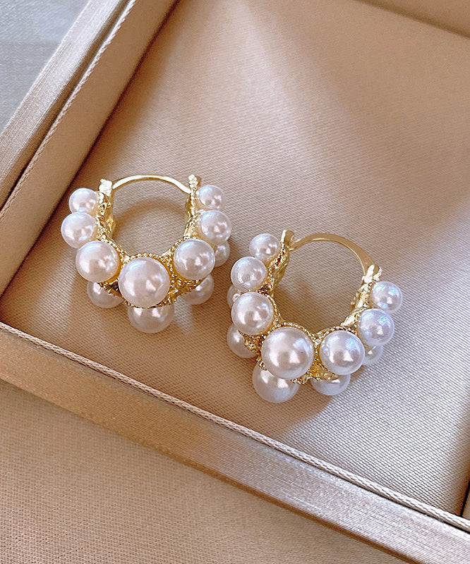 Chic Alloy Pearl Earrings