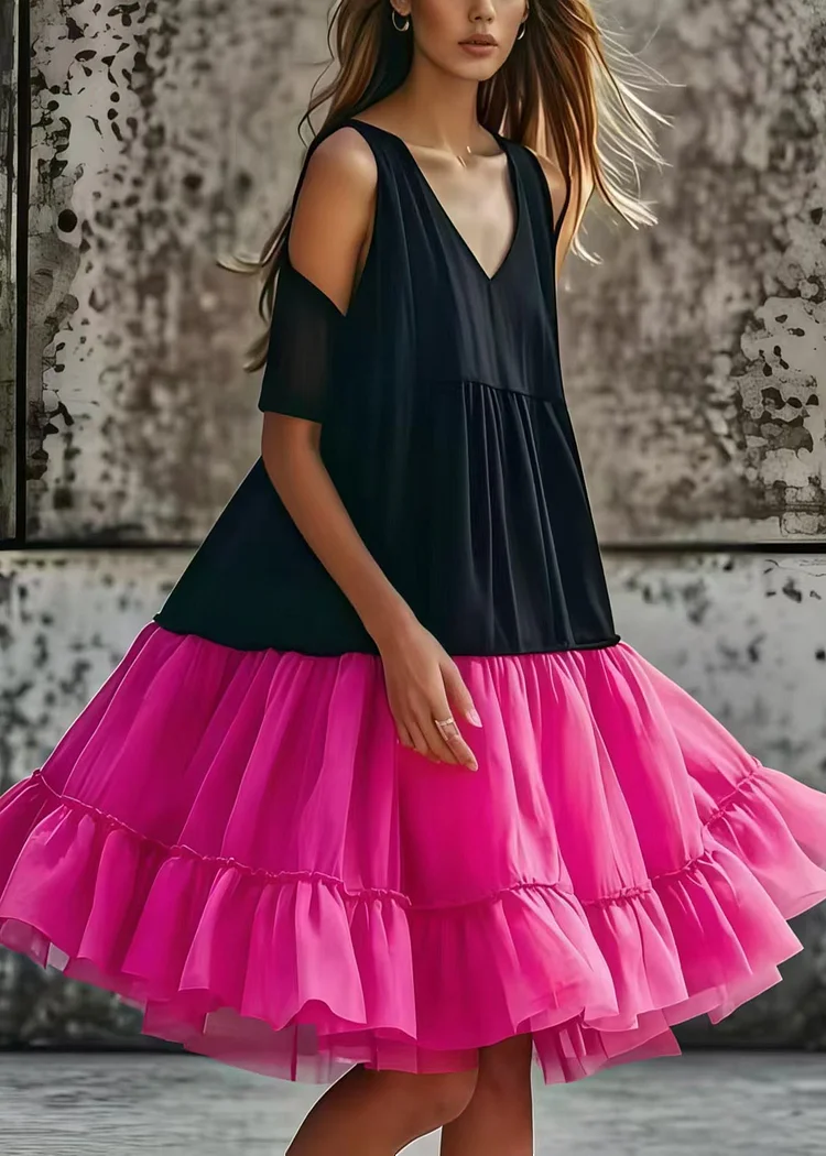 Boho Party Holiday Beach Strapless Tulle Patchwork Holiday Dresses Dress Long