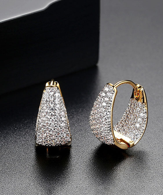 Women's 14K Gold Fine Hoop Earrings