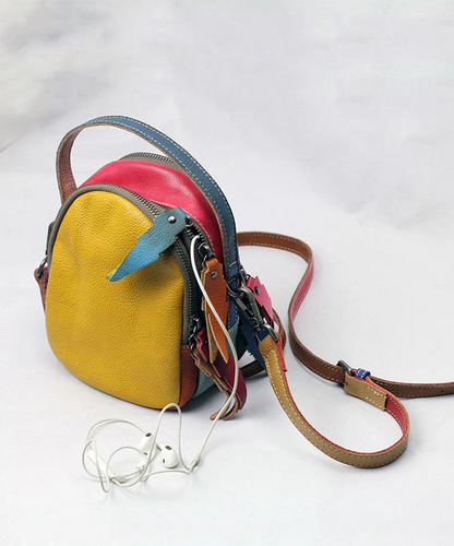 Italian Colorblocked Calfskin Bag