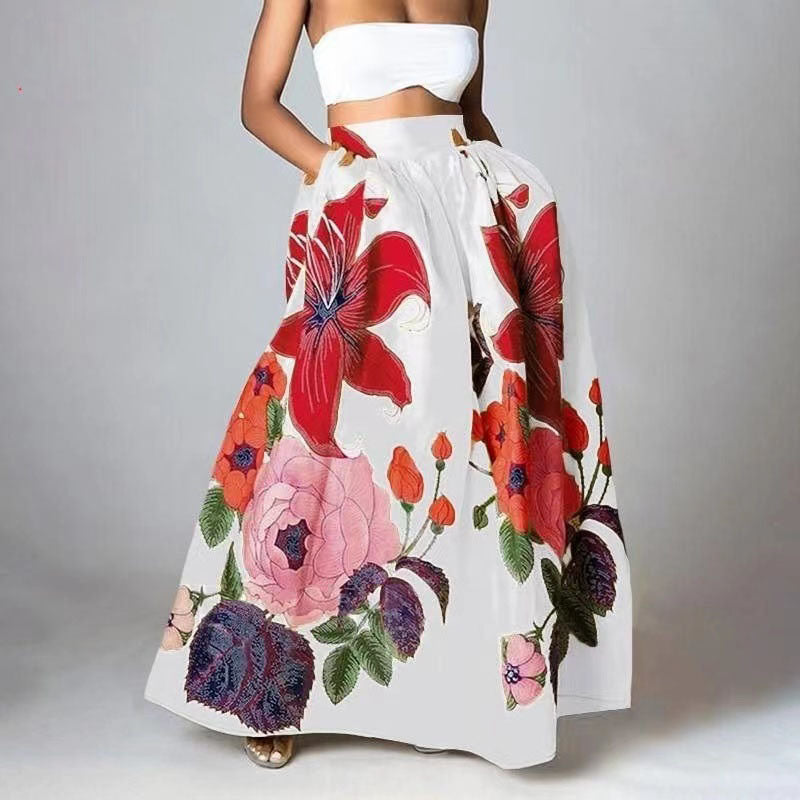 Printed Floral Bustier
