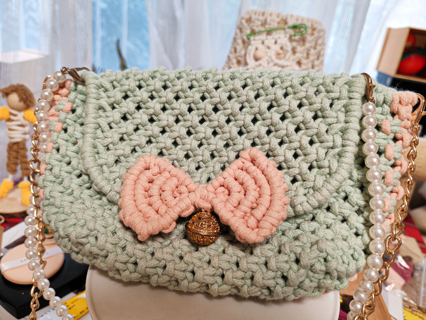 DIY Crossbody Shoulder Clashing Christmas Bag