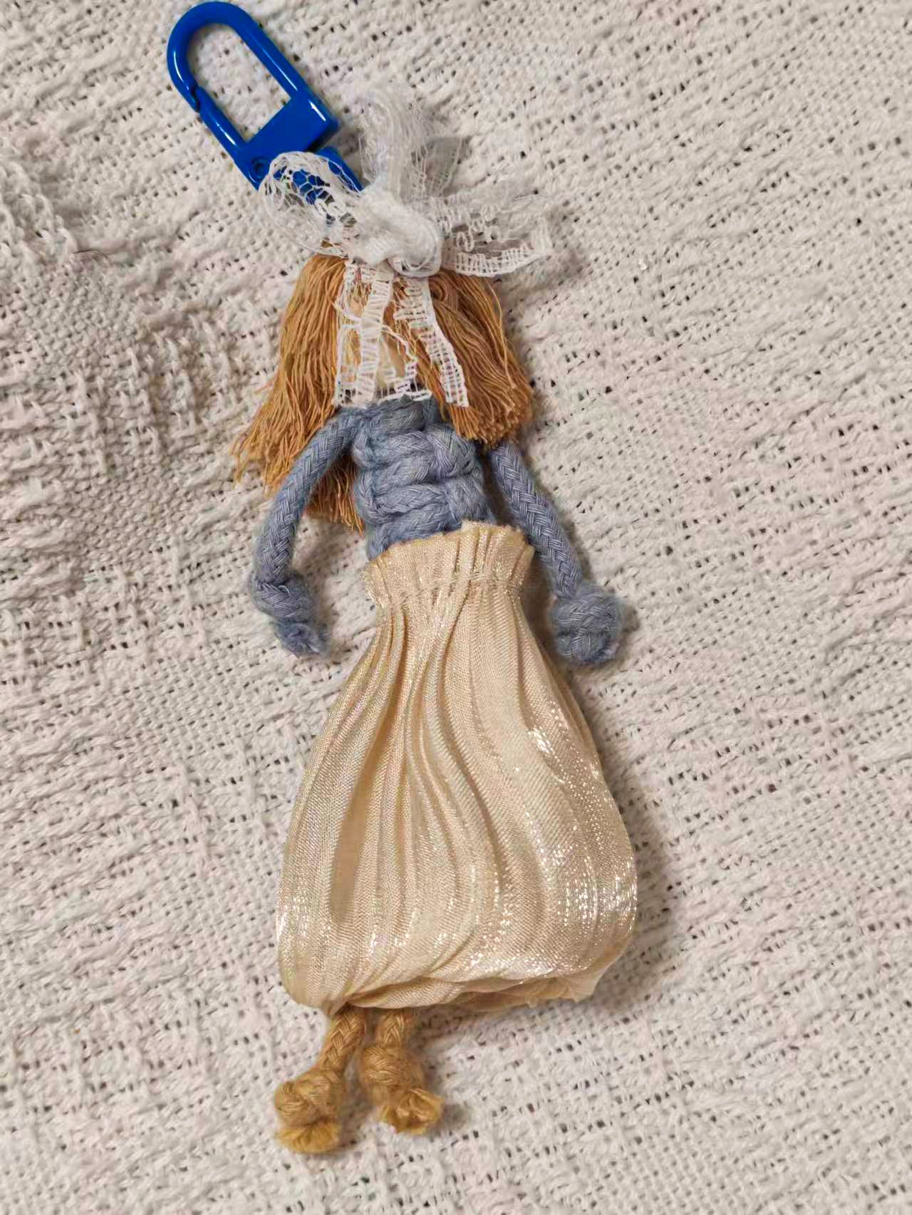 DIY Funny Fashion Small Doll Keychain Elf