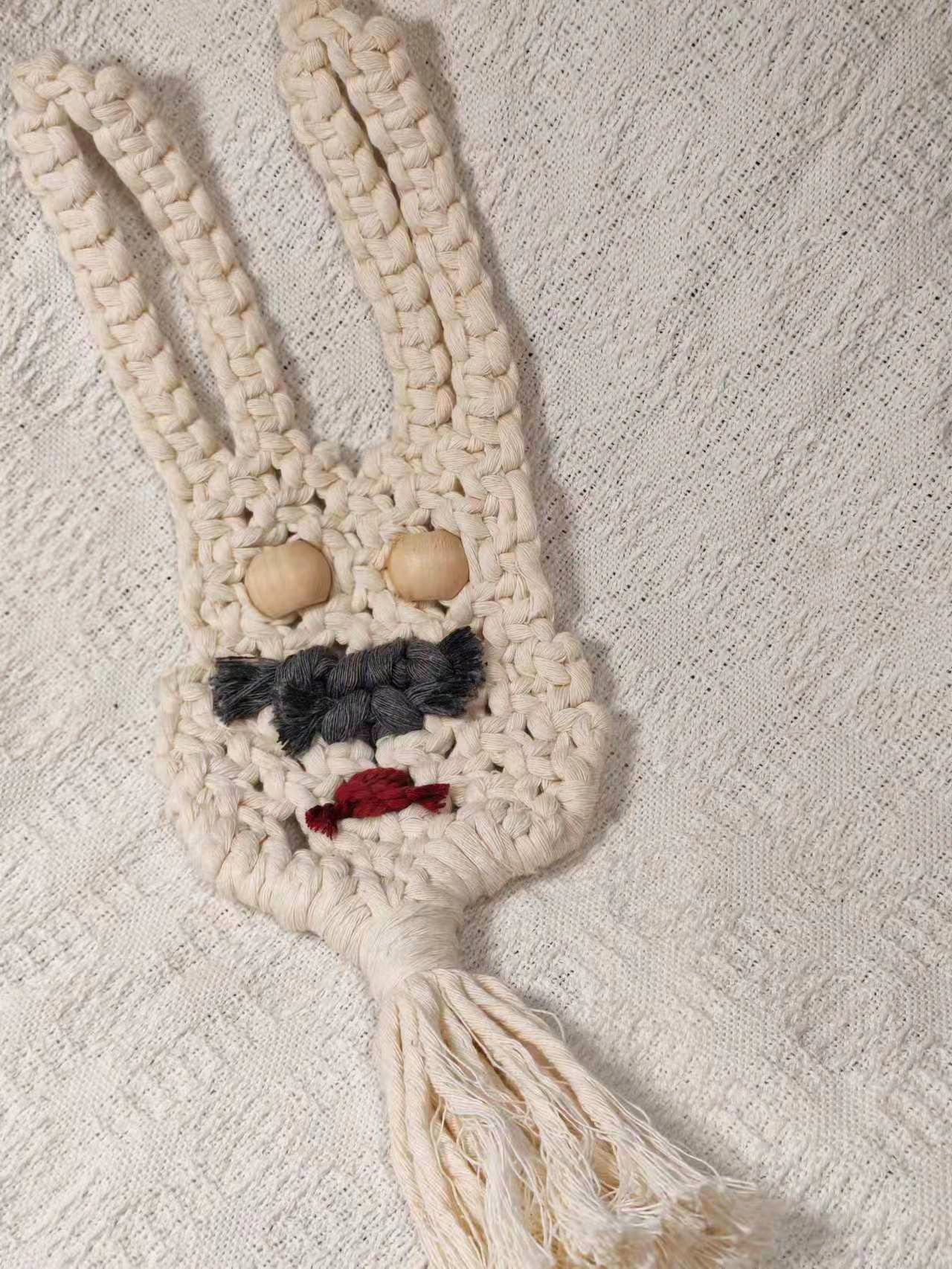 DIY Cute Rabbit Decorative Pendant