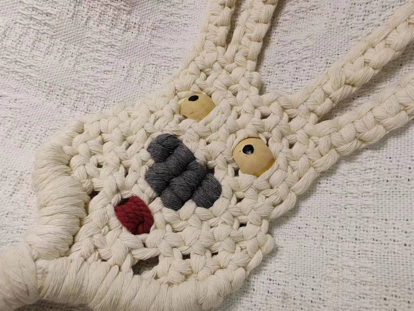 DIY Cute Rabbit Decorative Pendant