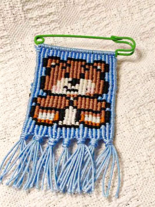 DIY Bear You Tiny Tapestry Pin Buckle