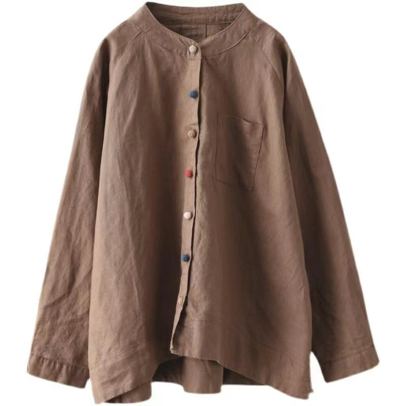 Vintage Cotton Linen Shirt
