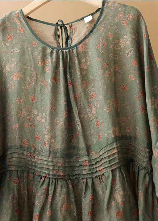 Vintage hemp loose fit thin shirt