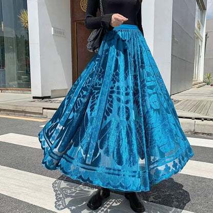 Casual Velvet Floral Halter Dress
