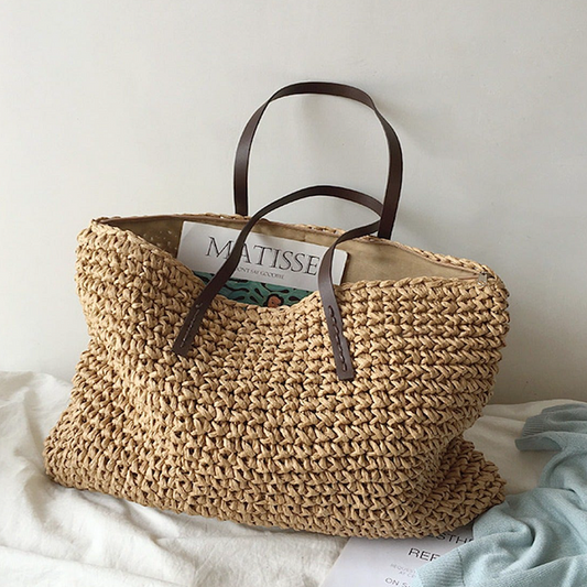DIY Tote Bag Everyday Large Straw