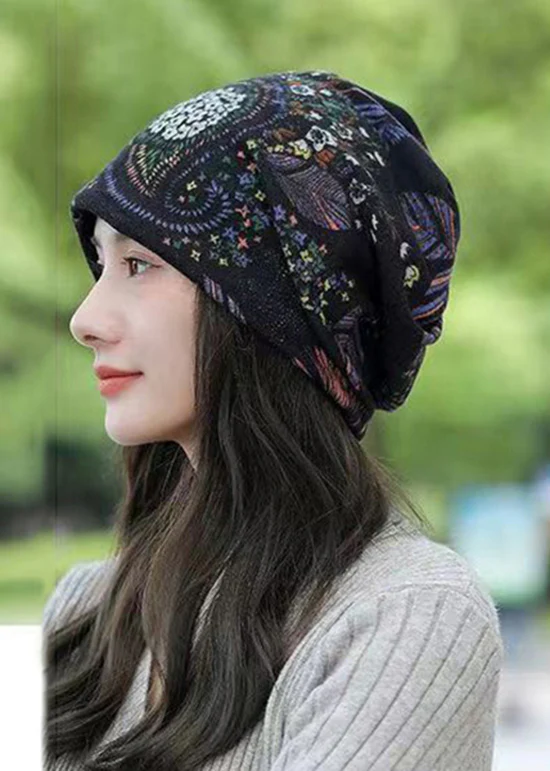 Casual Wide-Brimmed Hat Dual Purpose Neck Cover Hat
