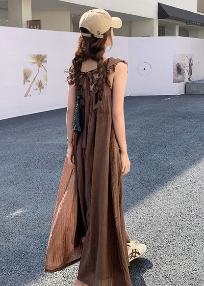 Elegant Ruffle High Waist Sleeveless Jumpsuit
