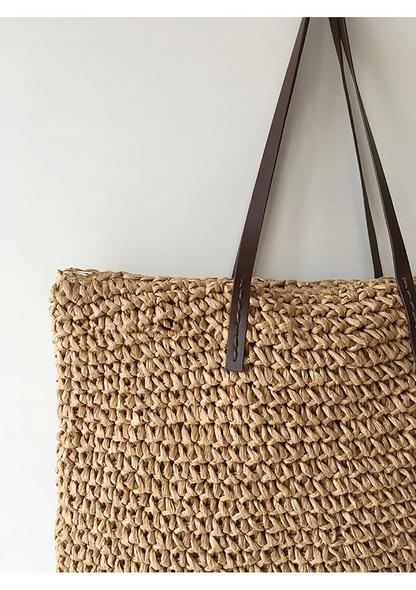 DIY Tote Bag Everyday Large Straw