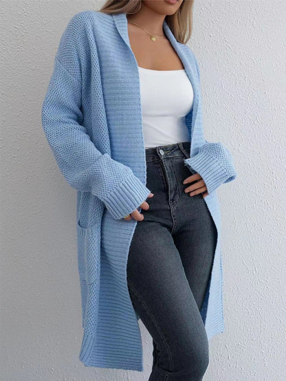 Loose Cardigan Lapel Sweater