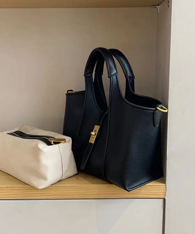 Women's Khaki Durable Faux Leather Tote Bag