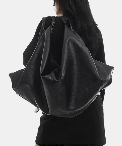 Women's Black Hundred Large Capacity Shoulder Bag
