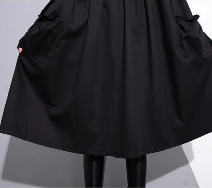 Elegant Italian Fabric Patchwork Dress