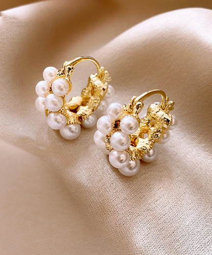 Chic Alloy Pearl Earrings