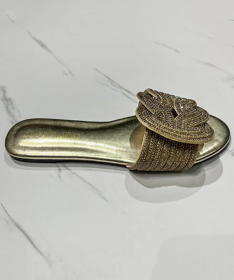 Boutique Fashion Zirconia Slippers