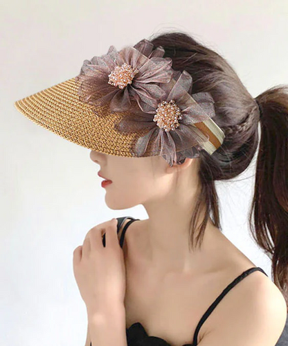 Fashion Duo Hollow Top Sun Hat