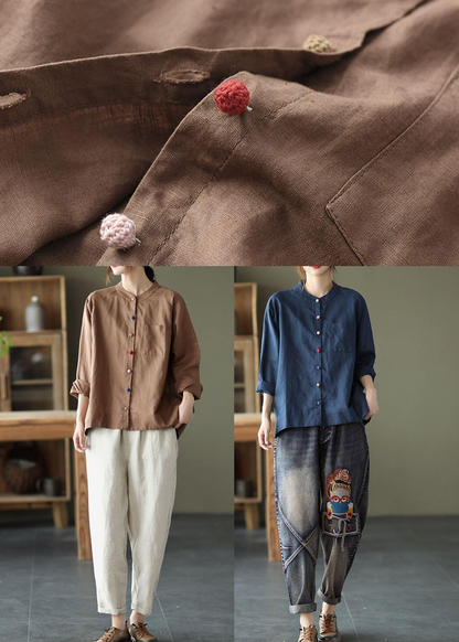 Vintage Cotton Linen Shirt