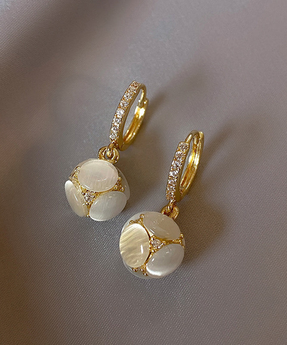 French Sterling Silver Plated Earrings