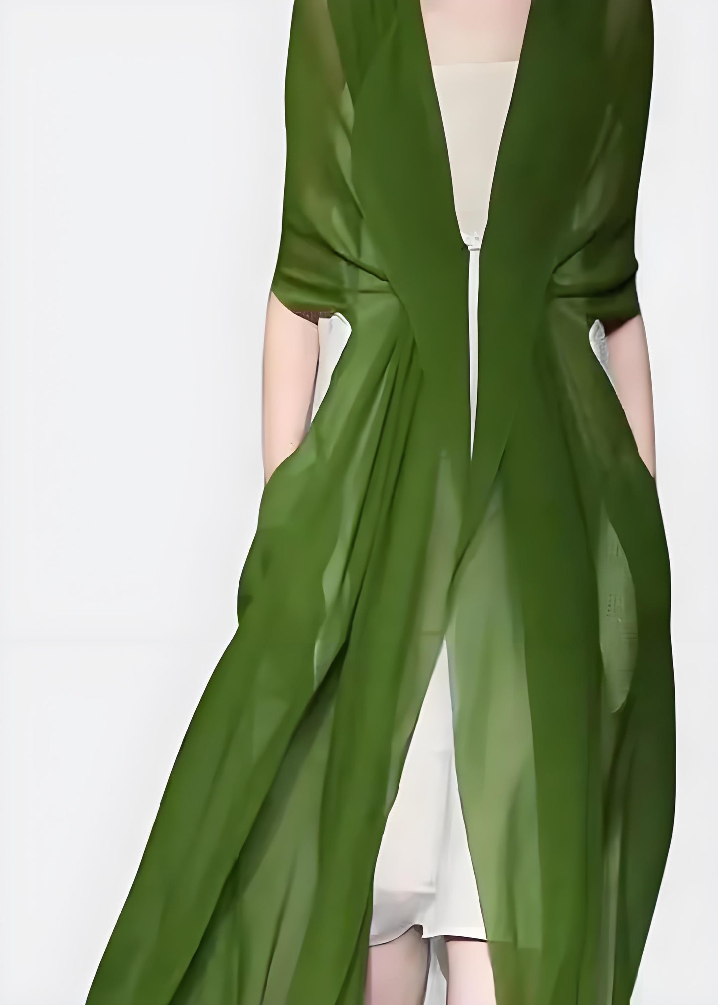 Women's Elegant Green Jacket Sunscreen Long Sleeve Summer