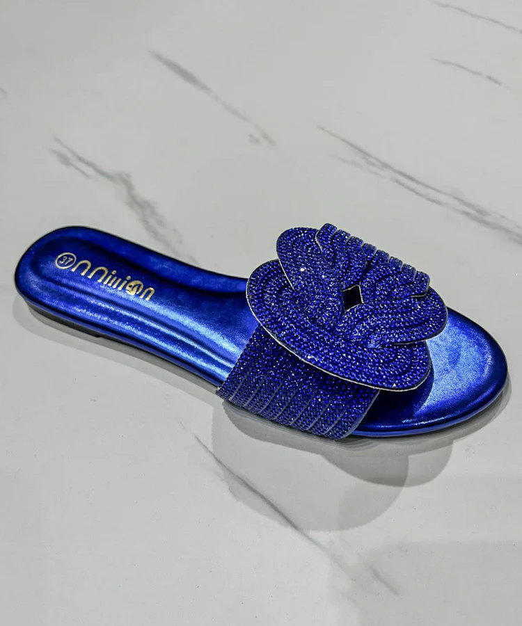 Boutique Fashion Zirconia Slippers