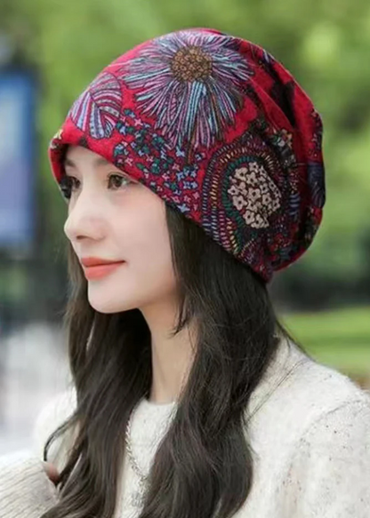 Casual Wide-Brimmed Hat Dual Purpose Neck Cover Hat