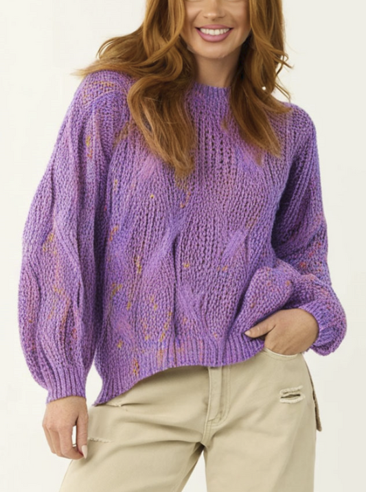 Loose Colourful Pullover Sweater