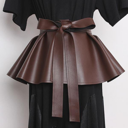 Bow Bandage Ruffle Belt Fashion Accessories