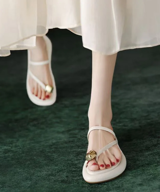 Women's New French Pointed Toe Black Slippers