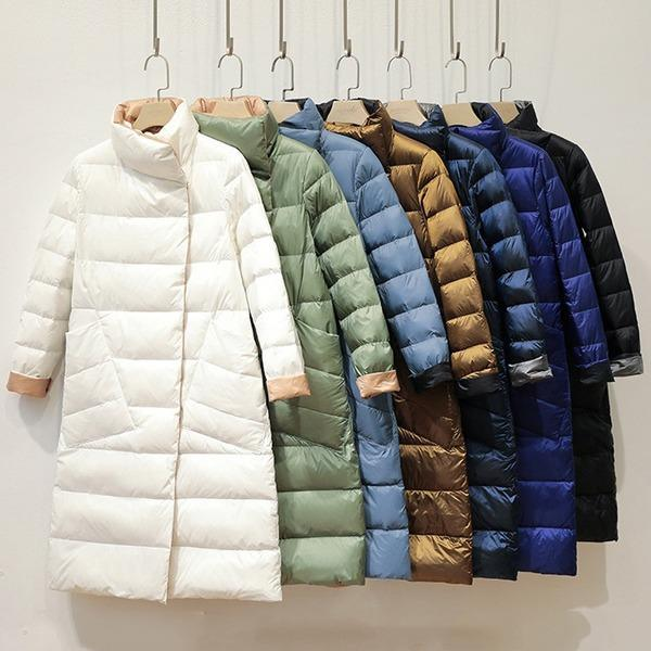 Women's winter down jacket women thickened double layer snow down jacket