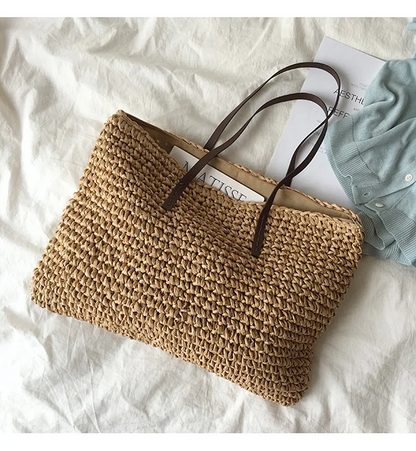 DIY Tote Bag Everyday Large Straw