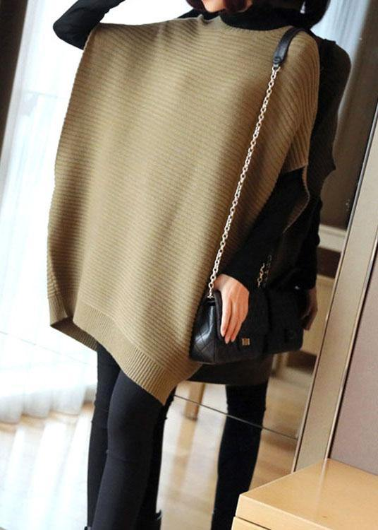 Women's Plus Size Crew Neck Fashion Patchwork Knit