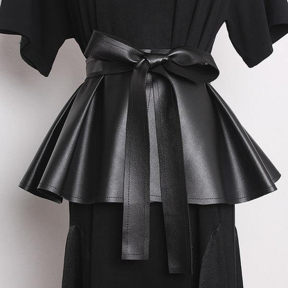 Bow Bandage Ruffle Belt Fashion Accessories