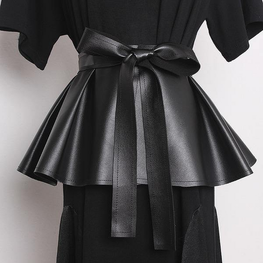 Bow Bandage Ruffle Belt Fashion Accessories