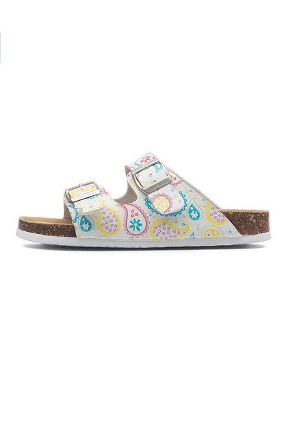 Women's Beach Floral Vacation Fruit Pattern Buckle Birkenstock Sandals